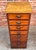Antique 19th Century Rustic American 8 Drawer Cabinet Unit W/ Coat Hooks For Sale In Providence - Image 6 of 9