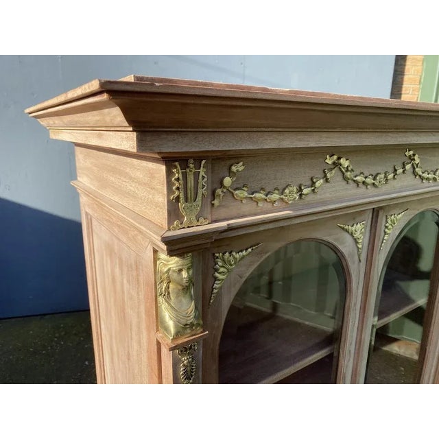 Empire French Bleached Display Cabinet, 1920s For Sale - Image 12 of 13