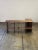 Brown Custom Made Corner Sofa Bookcase in Walnut For Sale - Image 8 of 12