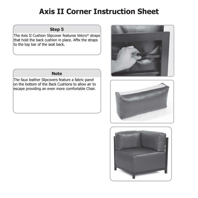 2020s Axis Corner Chair Avanti Pecan Titanium Frame For Sale - Image 5 of 5