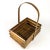 1950s Structured Bamboo Basket For Sale - Image 13 of 13