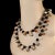 Traditional Botswana Agate Nugget and Black Onyx Two Strand Necklace For Sale - Image 3 of 5