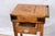 Brown Small Antique French Butcher's Block Table For Sale - Image 8 of 12