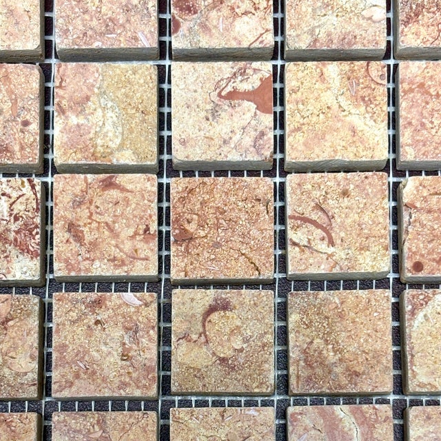 Polished montsoreau marble 1" x 1" decorative mosaic tile. Suitable for use in vertical and horizontal applications,...