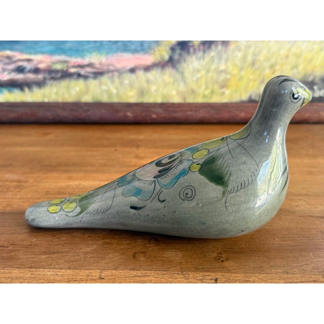 Vintage Mexican Tonala Pottery Dove Bird For Sale - Image 6 of 10