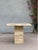 1960s 1960s Scalloped Travertine Marble End Table For Sale - Image 5 of 5
