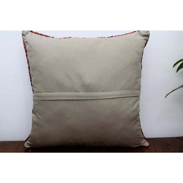 Turkish Decorative Pillow Cover - 19.5"x20.5" For Sale - Image 11 of 12