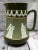 Green 1890s W. & R. Carlton Ware Jasperware Style Jug With Pewter Lid For Sale - Image 8 of 8