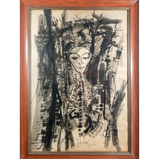 Guido De Bonis, Untitled, 1961, Watercolor and Mixed Media on Paper, Framed For Sale