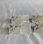 Ceramic Set of 6 Vintage Floral Porcelain Name Placards For Sale - Image 7 of 9