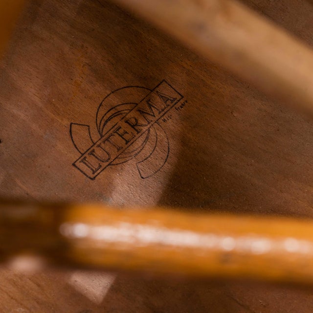 1950s French Blonde Farmhouse Dining Chairs, 1950s, Set of 6 For Sale - Image 5 of 18