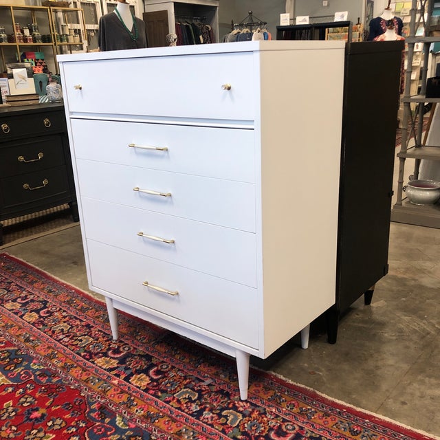 1940s MidCentury Modern White Dresser Chairish