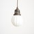 An original opaline glass pendant light salvaged from devon church . The light has a milk glass opaline shade and an...