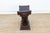 Brown Tall Mid-Century African Asante Stool For Sale - Image 8 of 9