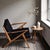 Restored Poul Jensen for Selig Danish Z Chair Black Leather 1950s For Sale - Image 10 of 18