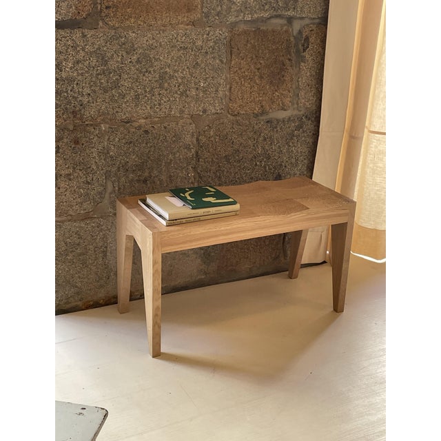 Contemporary Onde Bench in Wood by Marc Geneix Design For Sale - Image 3 of 3