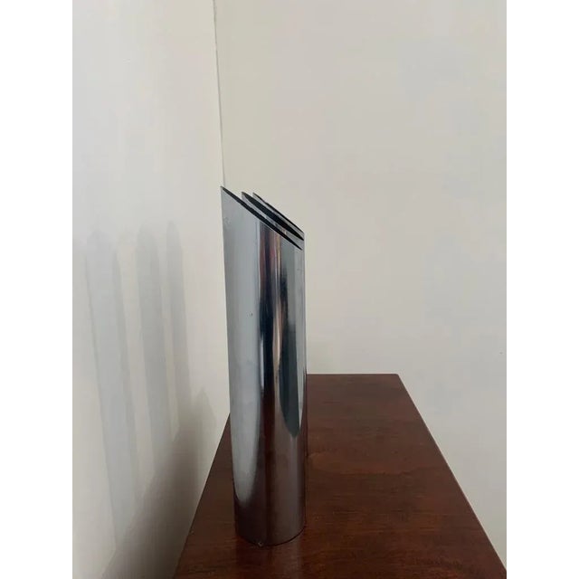 Steel Umbrella Stand Vases, 1970, Set of 3 For Sale - Image 4 of 9