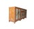 Vintage Mongolian Hand Painted Elm Wood Large Cabinet W/ Six Doors 77" W For Sale - Image 10 of 11