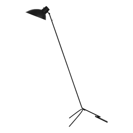 Black VV Cinquanta Floor Lamp by Vittoriano Viganò for Astep For Sale