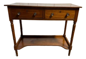 Antique Regency Style 2 Tier Side Table