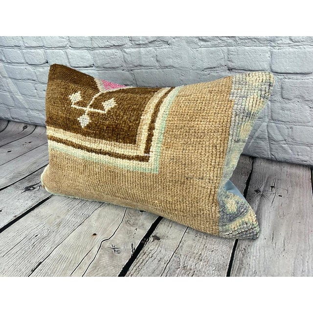 Vintage Pillow Case Turkish Rug Pillow Decorative Rug Pillow Dry cleaning only. PILLOW INSERT IS NOT INCLUDED