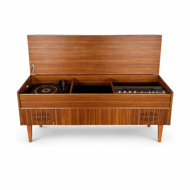 Mid-Century Radiogram Stereo Console from Marconiphone, 1960s For Sale - Image 9 of 9