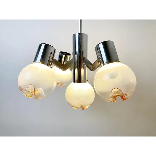 Vintage Chandelier from Mazzega, 1960s For Sale - Image 9 of 12