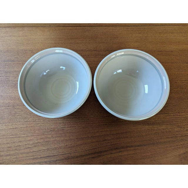 1980s 1980s Noritake Stoneware Sunset Mesa Vegetable Bowl 7 3/4" 8663 Taupe Pink - a Pair For Sale - Image 5 of 8