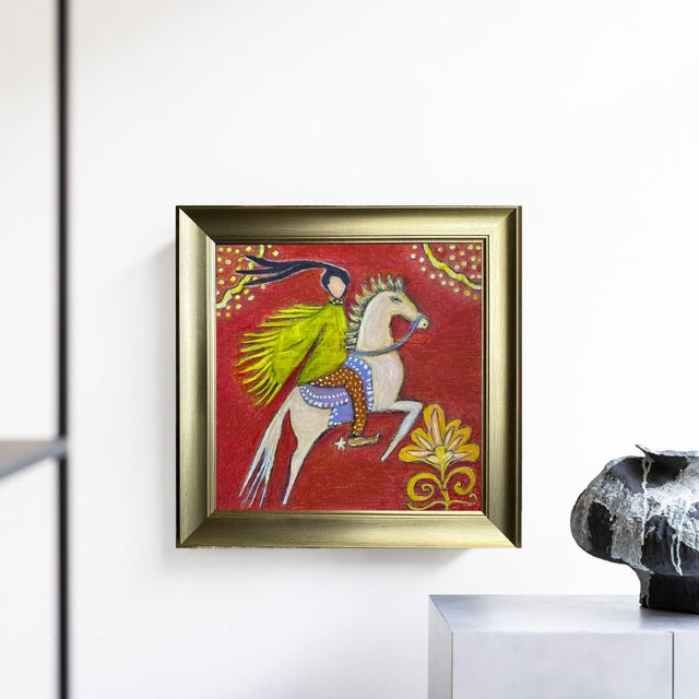 Original hand-painted artwork by artist Tatiana Duperault Unique oil chalk medium with a beautiful matte finish Bold,...