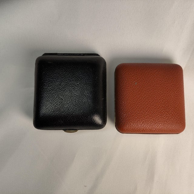 1960s French and German Folding Alarm Clocks Japy Cadet and Deluxe - Set of 2 For Sale - Image 6 of 6