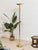 Metal Mid 20th Century Brass Torchiere Lamp For Sale - Image 7 of 7