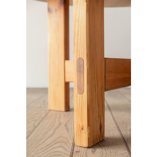 1970s Vintage Dining Table by Roland Wilhelmsson, 1970s For Sale - Image 5 of 6