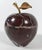 Vintage Stone Apple Paper Weight W/ Brass Stem For Sale - Image 4 of 4
