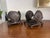 Vintage Brutalist Cast Metal Shell Candle Holders – Sculptural Organic Modern, a Pair For Sale - Image 4 of 11