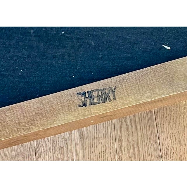 Antique White 1960s Vintage Mid-Century Modern Th Robsjohn-Gibbings White Leather Chairs With Ottoman - 3 Pieces For Sale - Image 8 of 8