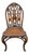 Vintage Gothic Strawberry Hill Windsor Steeple Back Dining Chair For Sale