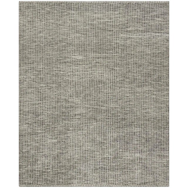 Gray Organic Night Contemporary Hand Made Rug 9'10 X 12'9 For Sale - Image 8 of 8