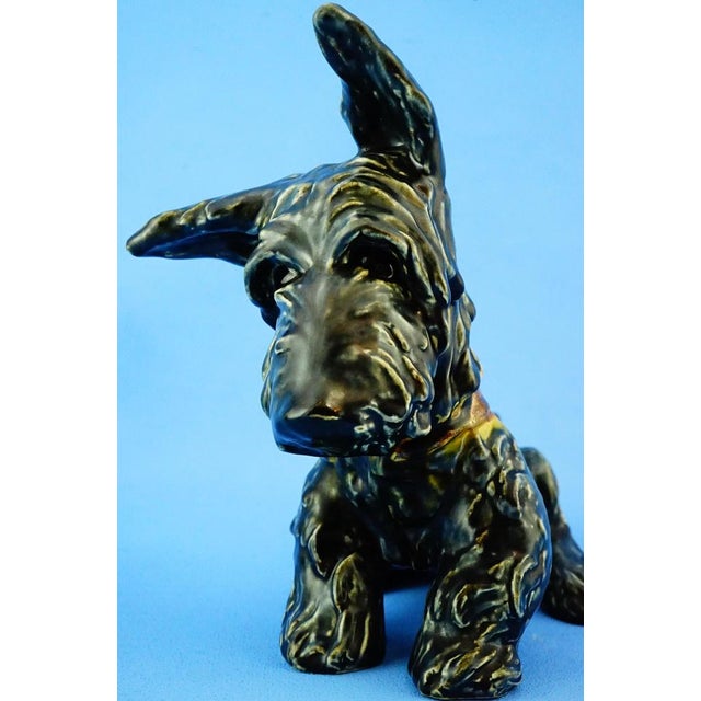 20th Century Ceramic Scottish Terrier Scottie Dog Sculpture by Ida Meisinger for Goldscheider For Sale - Image 15 of 18