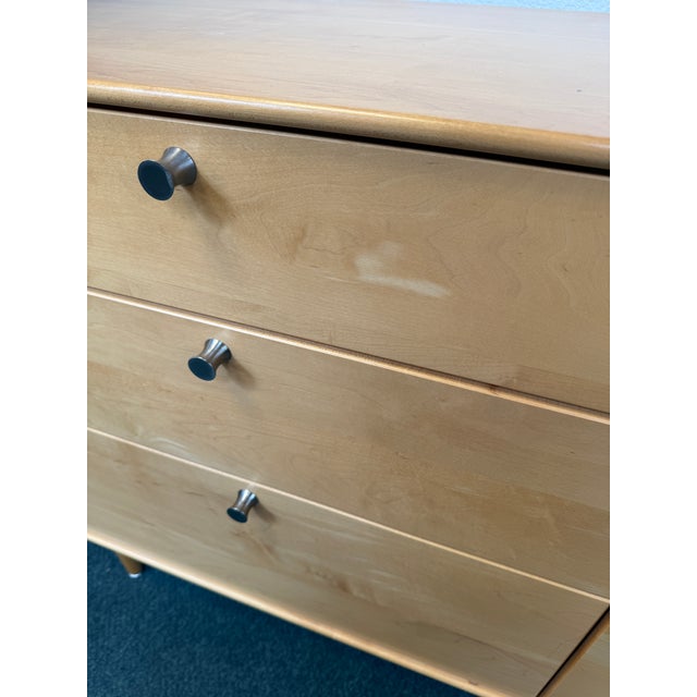 Early 21st Century Copeland for Vermont Furniture Designs Larssen Double Dresser, Natural Maple For Sale - Image 5 of 12