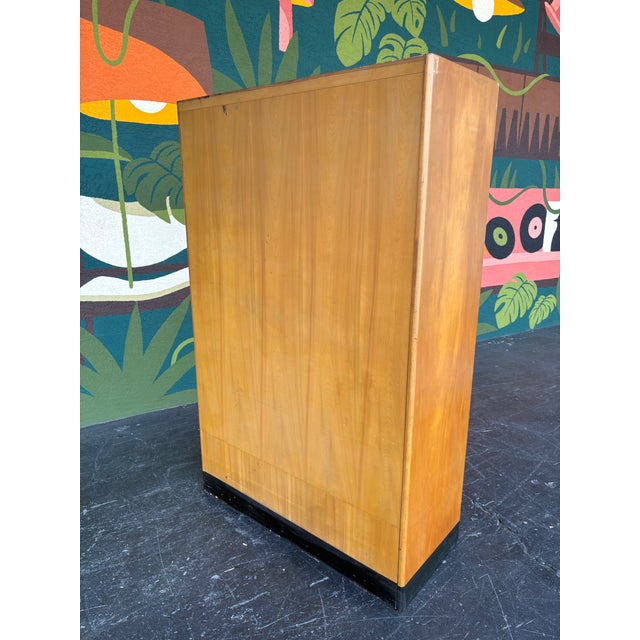 Wood Mid Century Maple 72 Drawer Library Card Catalog For Sale - Image 7 of 12
