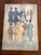 French Hand-Colored 1920's French Costume/Fashion Plates - Set of 4 For Sale - Image 3 of 13