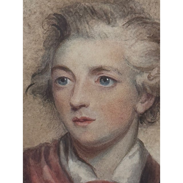 Wood 18th Century Painting of Charles Stanhope Third Earl of Harrington With Marcus Richard Fitzroy Thomas For Sale - Image 7 of 17