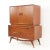 Mid-Century Modern Albert Parvin Style Mid Century Walnut Gentlemans Highboy Dresser For Sale - Image 3 of 6
