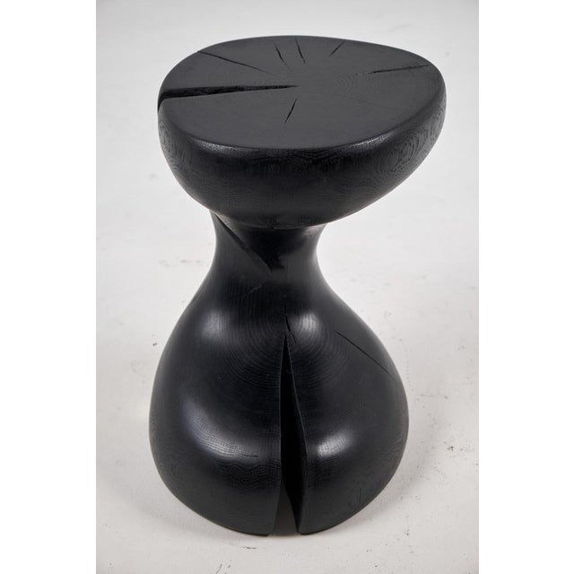 Early 21st Century Wood Sculptural Side Table by Logniture For Sale - Image 5 of 13
