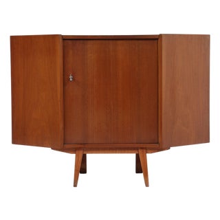 Mid-Century Corner Cabinet, 1960s For Sale