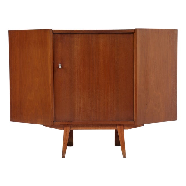 Mid-Century Corner Cabinet, 1960s For Sale