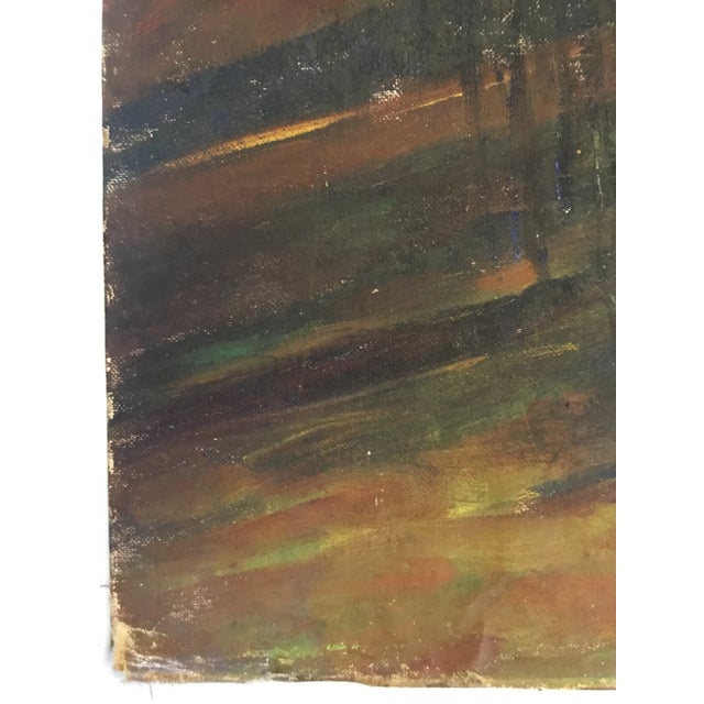 Seated Female Nude Artist: Unsigned Medium: Oil on Canvas Board Era/Year: Later Mid 20th Century Size: 19 x 30 Condition:...