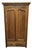 **Antique Oak Wardrobe Armoire**Carved Wood Ornate Hardware**OBO** For Sale