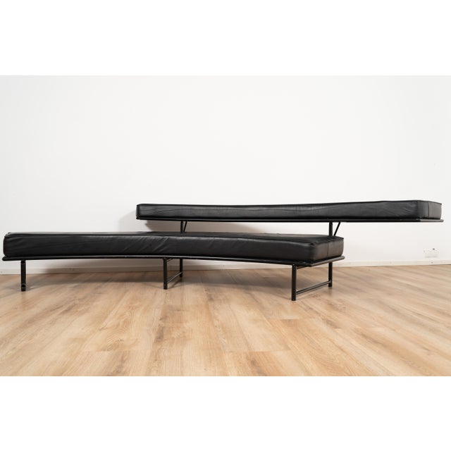 Black Monte Carlo Sofa by Eileen Gray, 1960s For Sale - Image 8 of 10