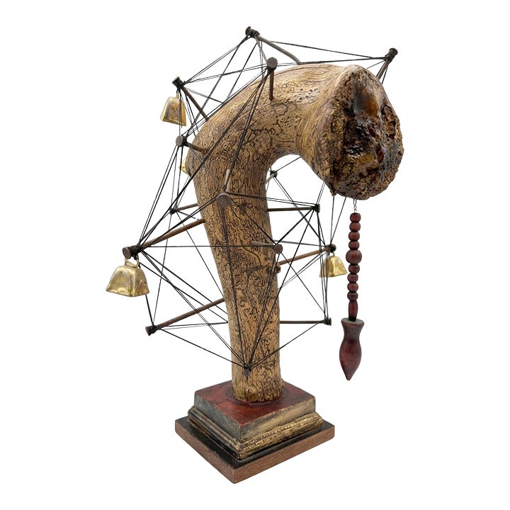 Vintage Rare Handmade Esoteric Divination Statue With Question and ...